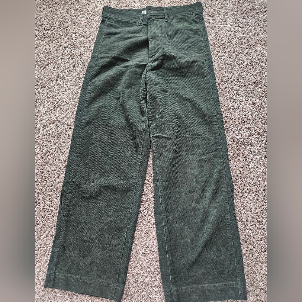 Everlane The Sailor Pant Dark Green Corduroy